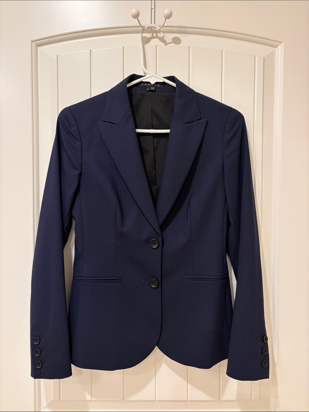 NWOT Theory Michelle Classic Navy Women's Blazer